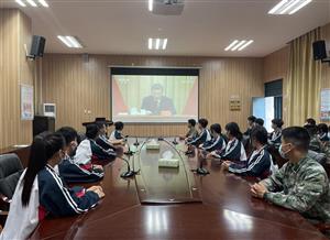 400全讯白菜网组织青年学生 收看庆祝中国共产主义青年团成立100周年大会